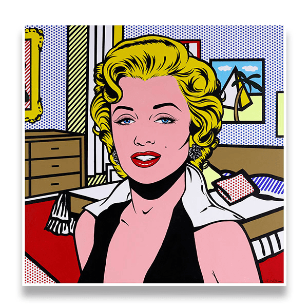 Aufkleber: Marilyn Pop Art