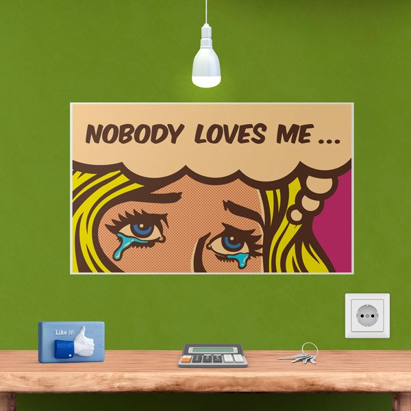 Wandtattoos: Nobody loves me...
