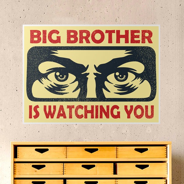 Wandtattoos: Big brother is watching you