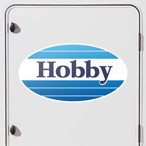 Wohnmobil aufkleber: Hobby Logo
