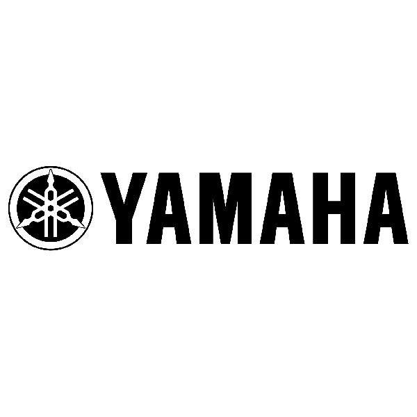 Aufkleber: Logo + Yamaha