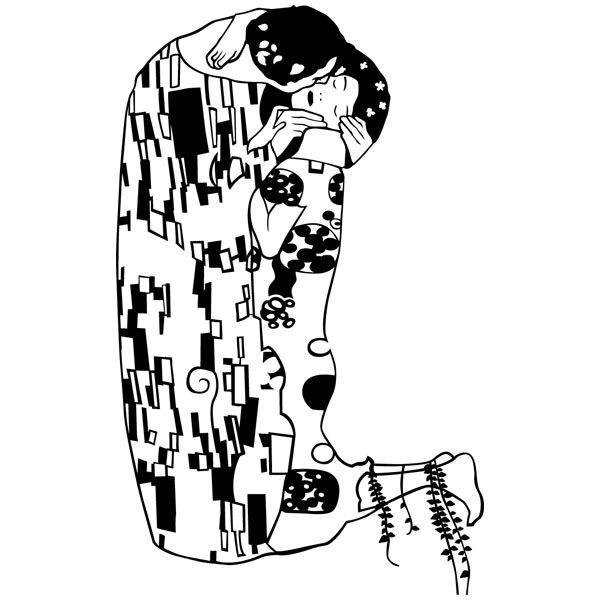 Wandtattoos: Der Kuss (Gustav Klimt)