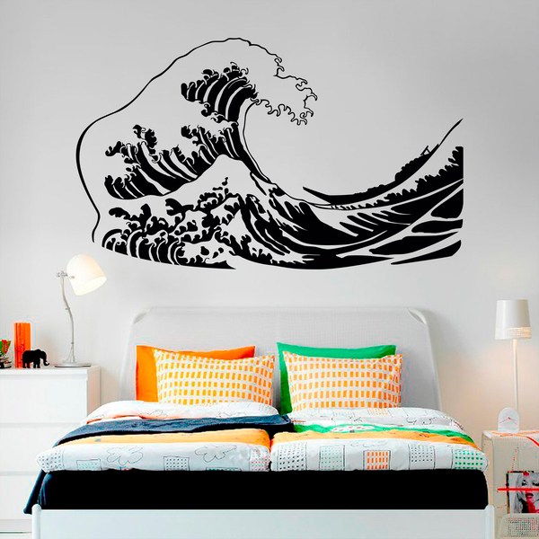 Wandtattoos: Die große Welle vor Kanagawa