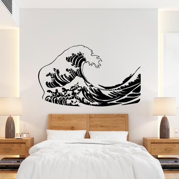 Wandtattoos: Die große Welle vor Kanagawa