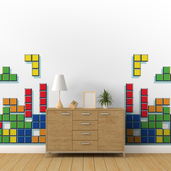 Wandtattoos: Tetris Stücke