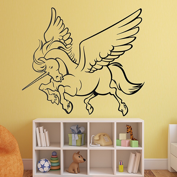 Wandtattoos: Starkes Alicorn