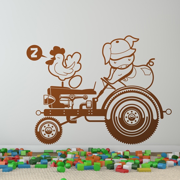Kinderzimmer Wandtattoo: Tractor