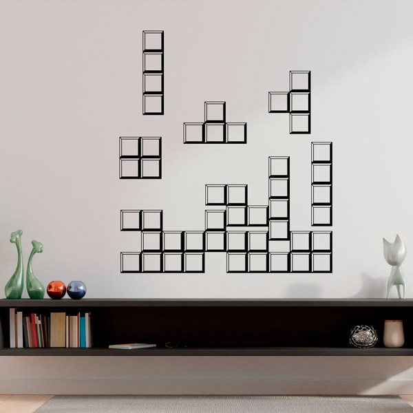 Wandtattoos: Tetris-Rätsel