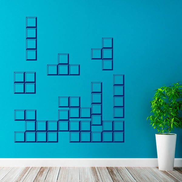 Wandtattoos: Tetris-Rätsel