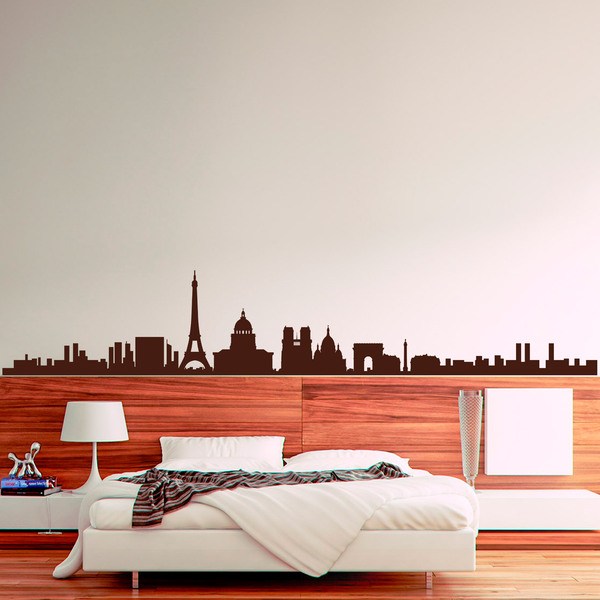 Wandtattoo Skyline von Paris 0