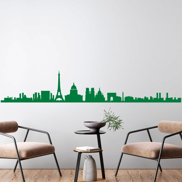 Wandtattoos: Paris Skyline