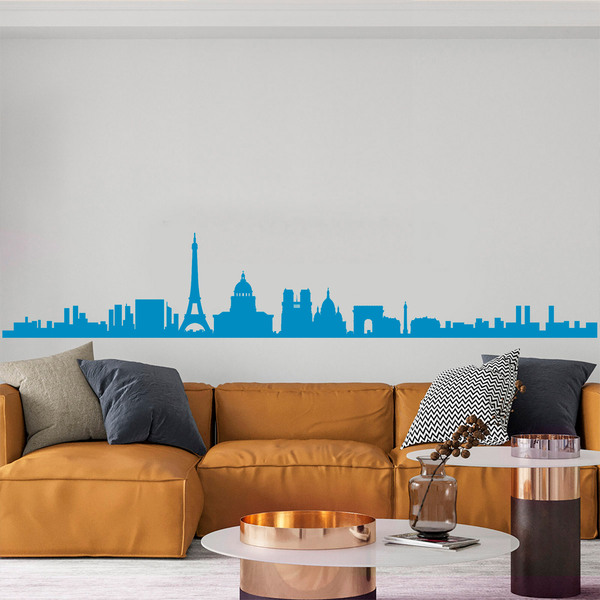 Wandtattoos: Paris Skyline