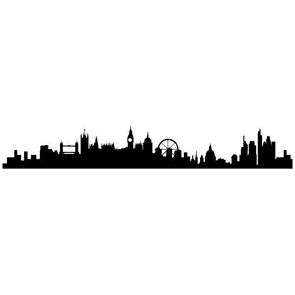 Wandtattoos: Skyline von London