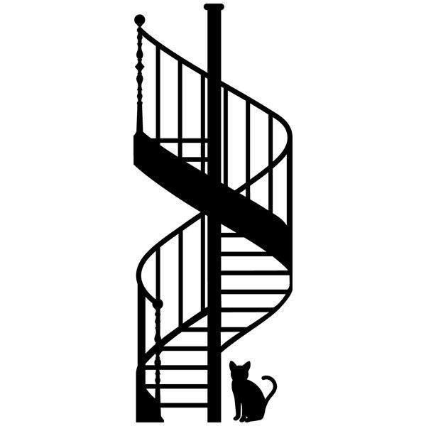 Wandtattoos: Schnecke stairs