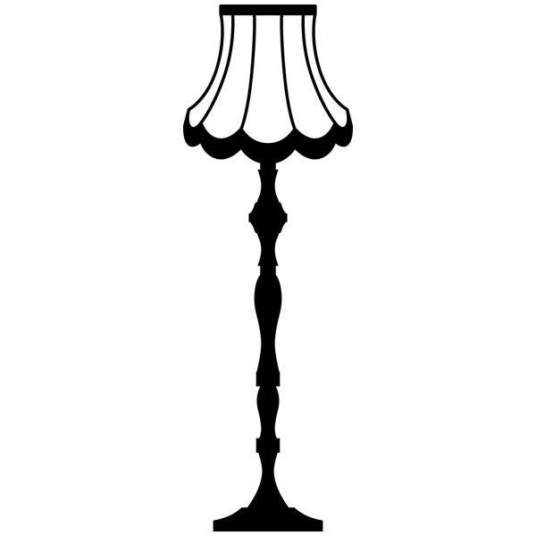 Wandtattoos: Lampe Vintage