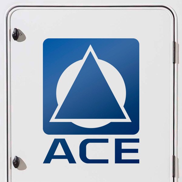 Wohnmobil aufkleber: Ace logo