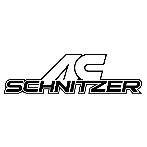 Aufkleber: AC Schnitzer in Auff&auml;lliger Schriftart