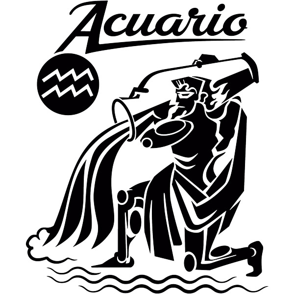 Wandtattoos: zodiaco 45 (Acuario)