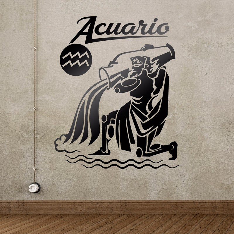 Wandtattoos: zodiaco 45 (Acuario)