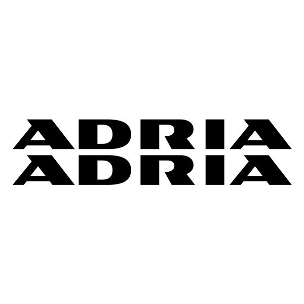 Wohnmobil aufkleber: Logo new Adria 2