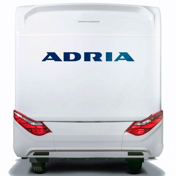 Adria Schriftzug Aufkleber-Set 3