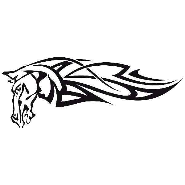 Aufkleber: Animal Flames 6