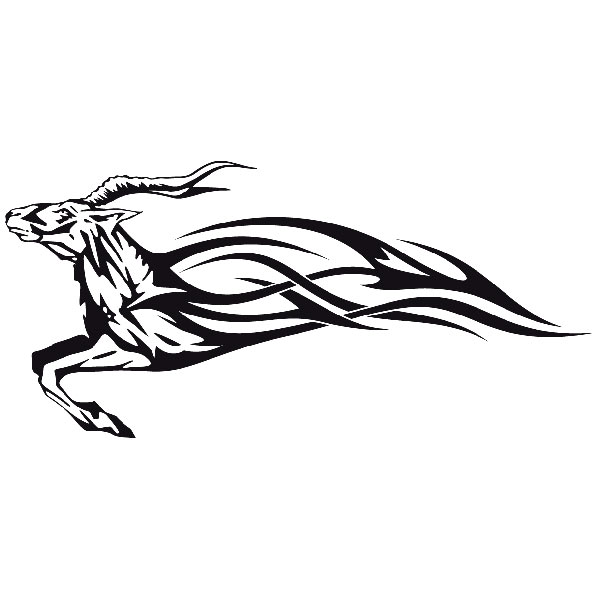 Aufkleber: Animal Flames 15