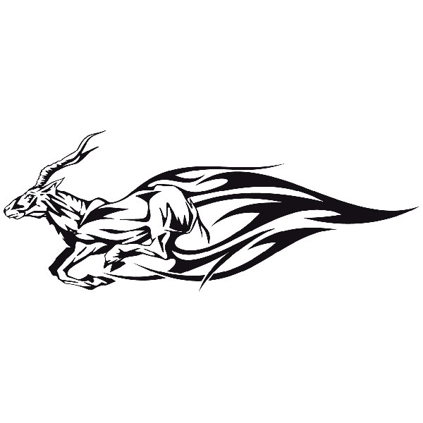 Aufkleber: Animal Flames 19