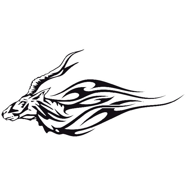 Aufkleber: Animal Flames 21