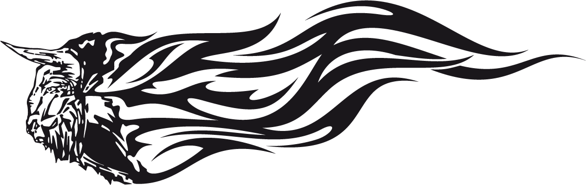 Aufkleber: Animal Flames 22