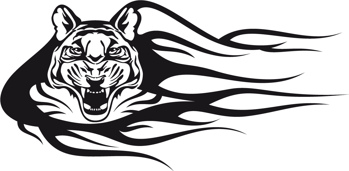 Aufkleber: Animal Flames 32