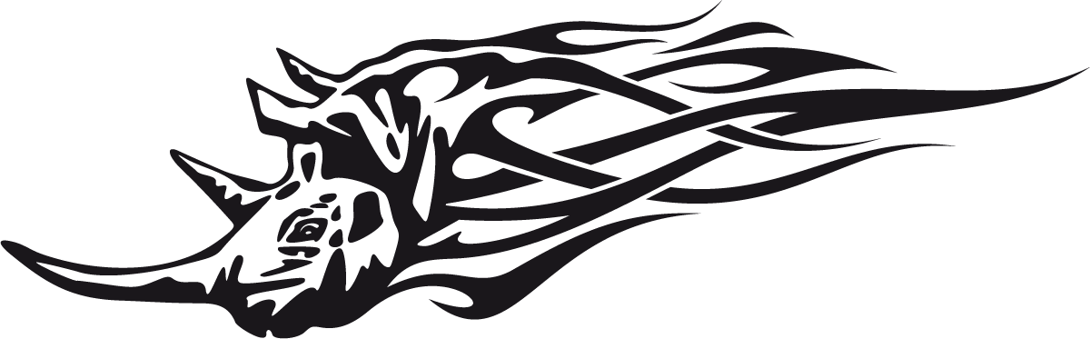 Aufkleber: Animal Flames 48