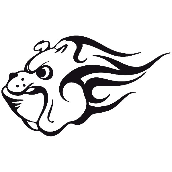Aufkleber: Animal Flames 51