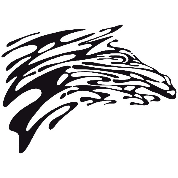 Aufkleber: Animal Flames 56