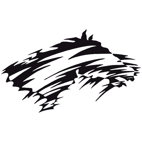 Aufkleber: Animal Flames 57