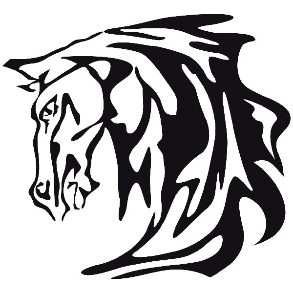 Aufkleber: Animal Flames 66