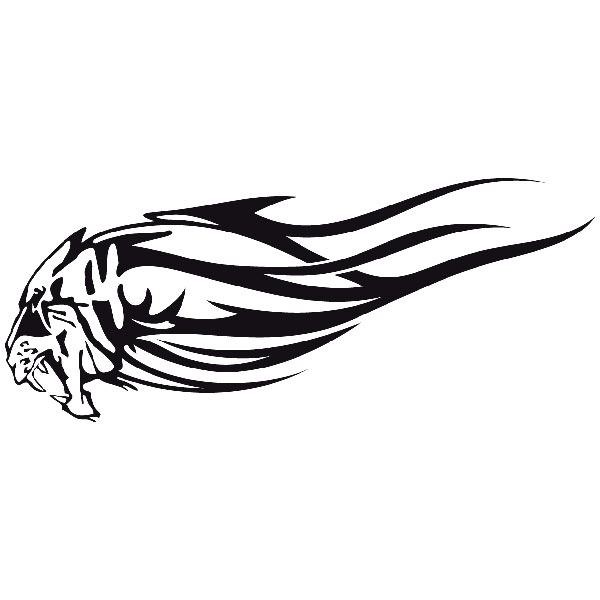 Aufkleber: Animal Flames 71