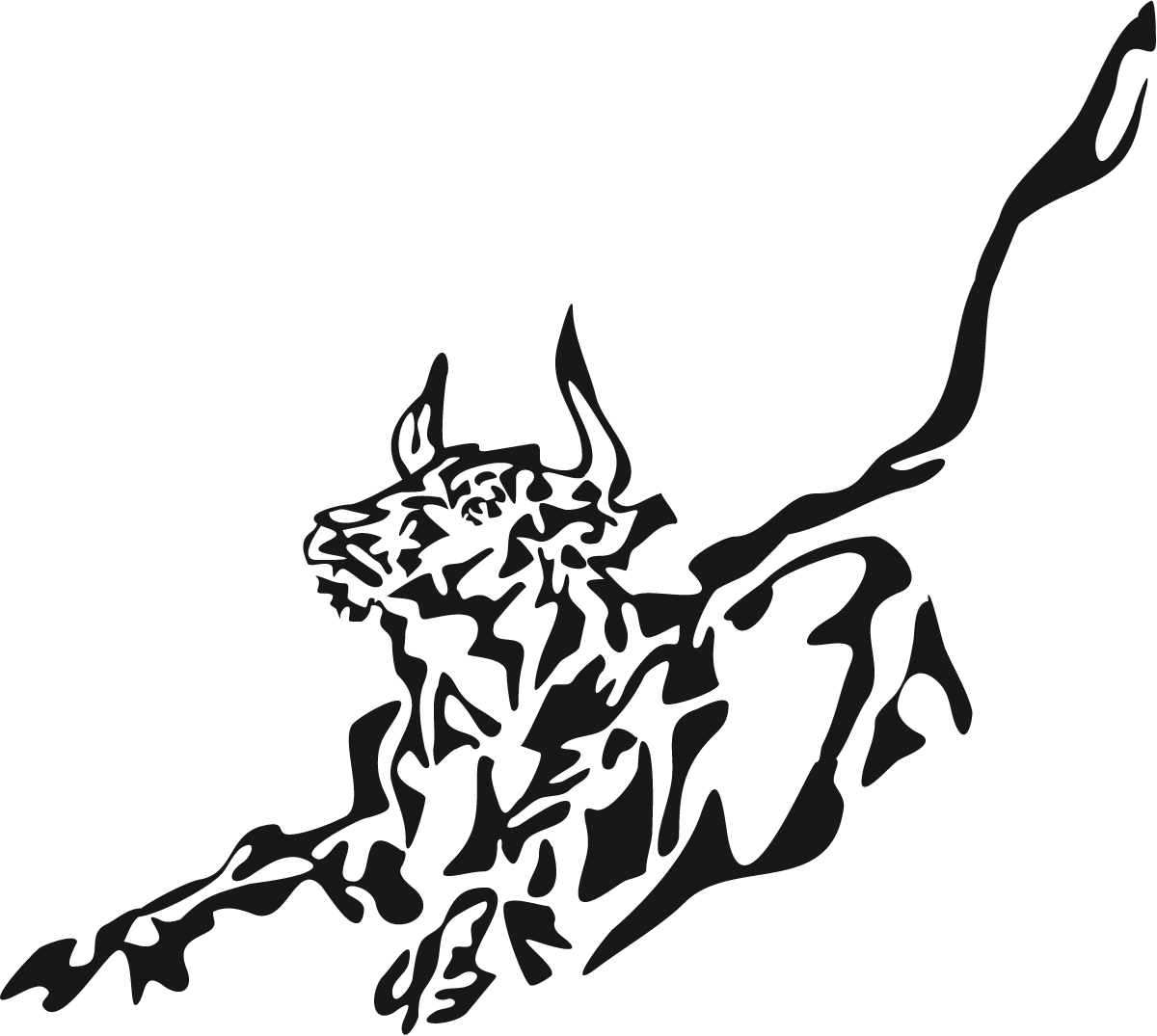 Aufkleber: Animal Flames 76