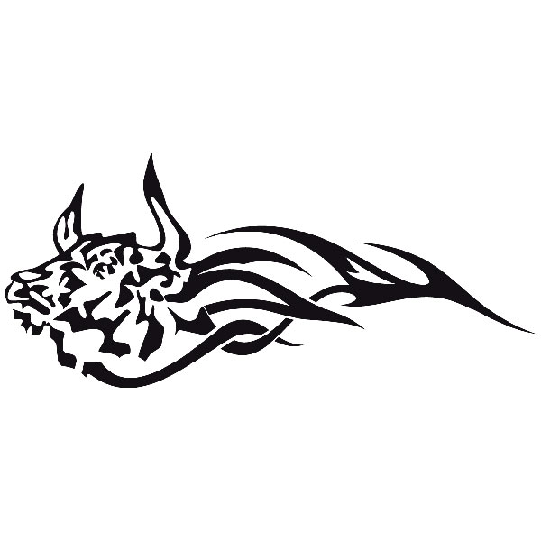 Aufkleber: Animal Flames 78