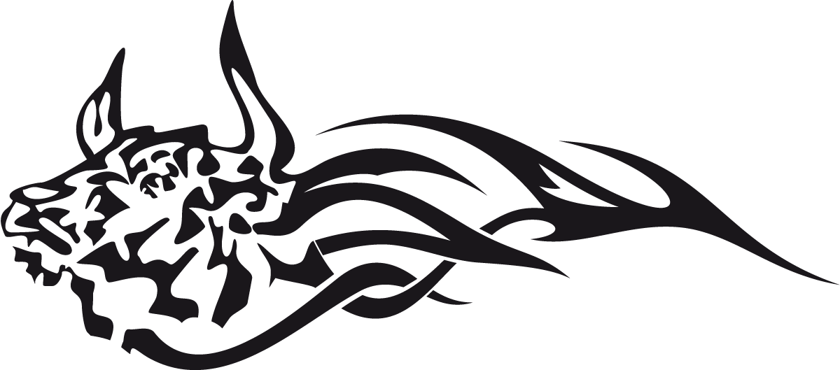 Aufkleber: Animal Flames 78