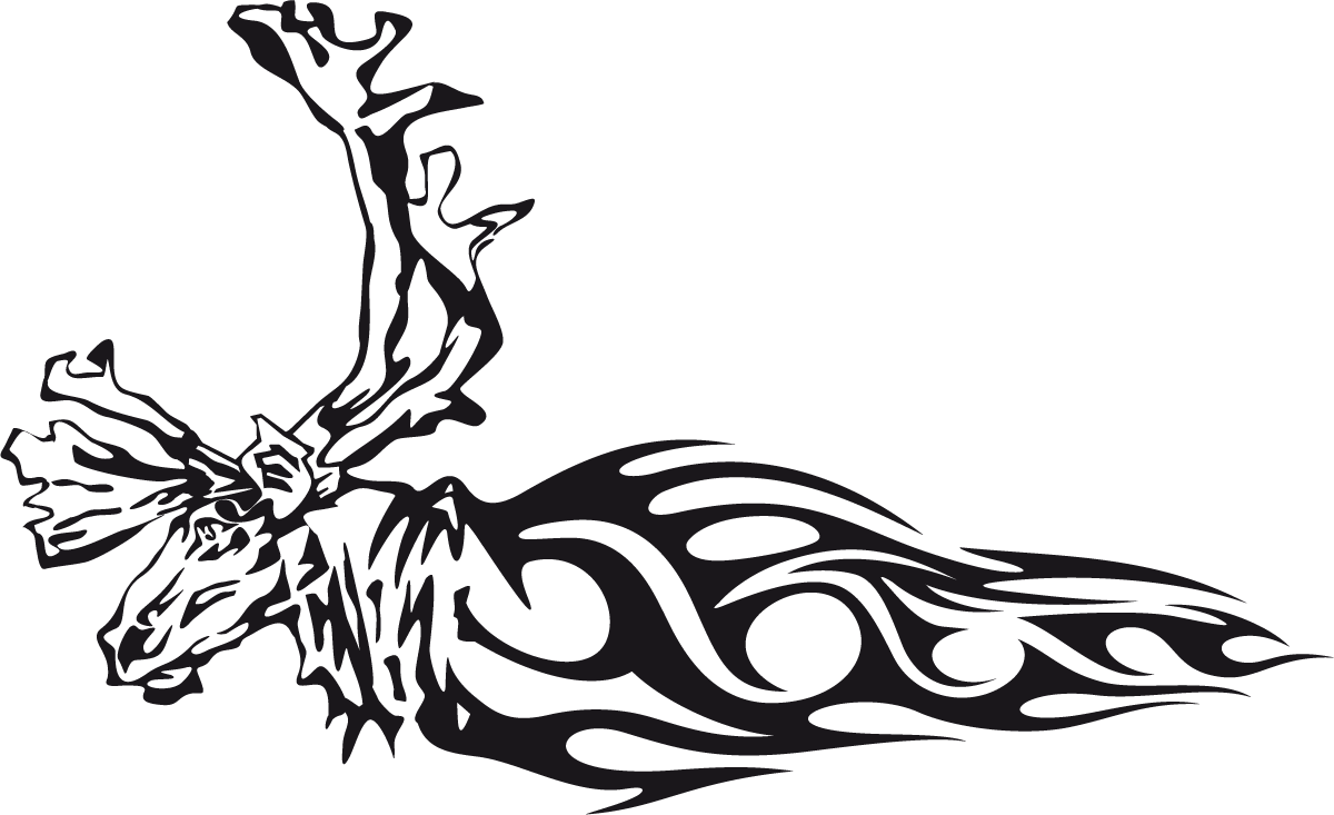 Aufkleber: Animal Flames 82