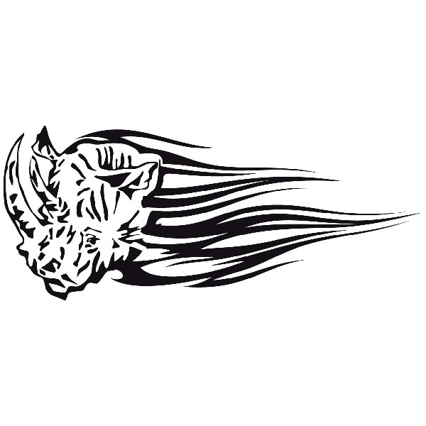 Aufkleber: Animal Flames 86