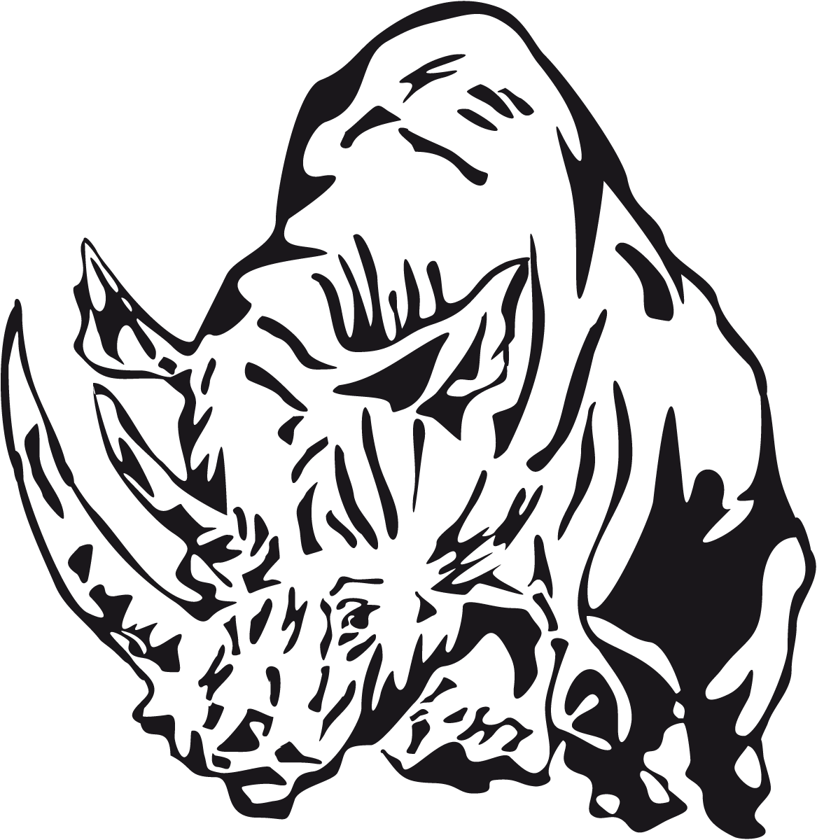 Aufkleber: Animal Flames 88