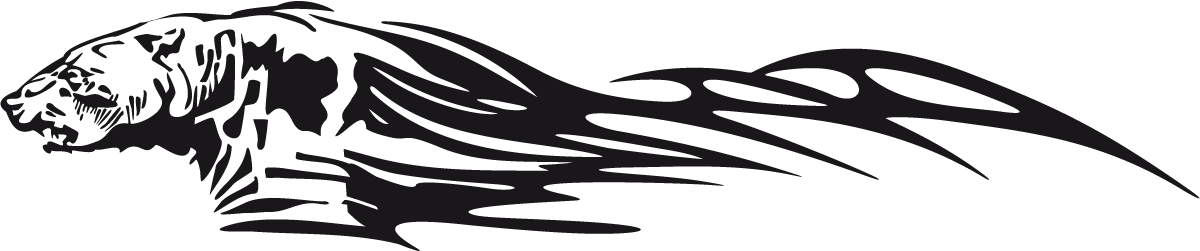 Aufkleber: Animal Flames 94