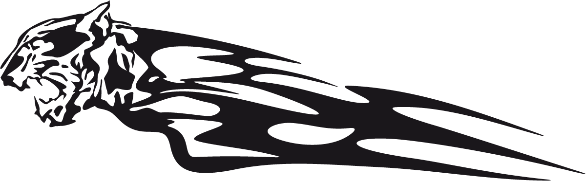 Aufkleber: Animal Flames 97