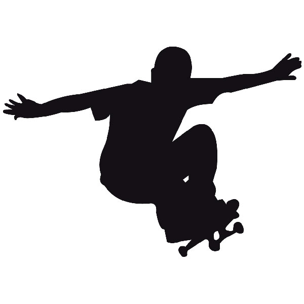 Wandtattoos: Skateboardfahrer