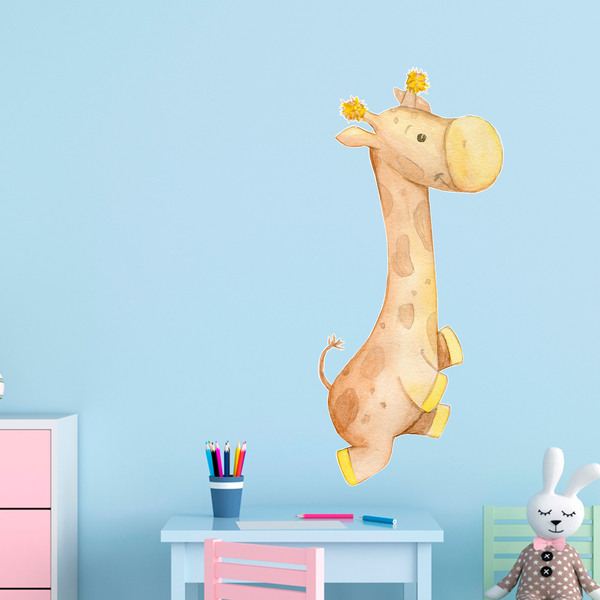 Kinderzimmer Wandtattoo: Giraffen Kind