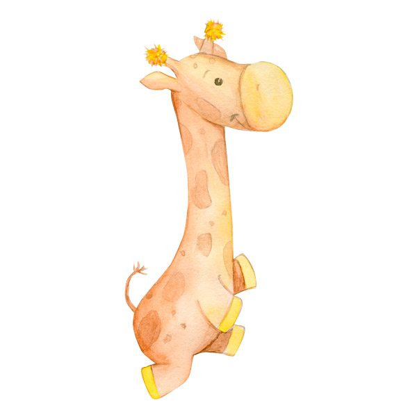 Kinderzimmer Wandtattoo: Giraffen Kind