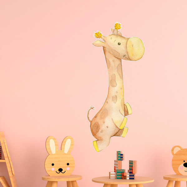 Kinderzimmer Wandtattoo: Giraffen Kind