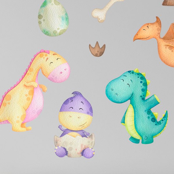 Kinderzimmer Wandtattoo: Kit Dinosaurier